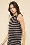 Patterned Knitted Sleeveless Top - 3