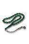 Silver Green Kazaz Tassel Tassel-Adorned Amber Prayer Beads - 5