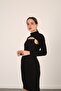 Stand Collar Neck Collar Sleeves - Black Long Sleeve Neck Collar Hijab Neck Collar Turtleneck Bodysuit - 2