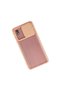 Compatible with Galaxy Models A01 Core Case Palm Frosted Camera Sliding Silicone - Pink - 2