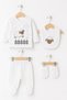 Kuzucuk Embroidered 5-Piece Newborn Hospital Discharge Set 0-3 Months - 3