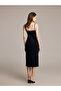 Nevavm Square Neck Rope Strap Evening Dress with a Difference - 4