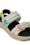Steps Beige Women's Sports Sandals - 7