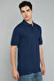 Solid Polo T-Shirt with Short Sleeves - 3