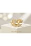 Tiny Stone Snake Ring - 2