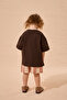 Butter Print Oversize Cotton T-Shirt Brown - 4