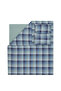 Kannon Double Yarn-Dyed 100% Cotton Duvet Cover Set - Indigo - 7