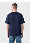 Nevavm with Difference Oval Collar La Printed Men's T-Shirt - 4