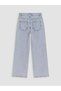 Vizyon New Season Wideleg Stoned Girls' Jean Trousers - 3