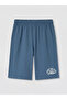 Blue Printed Boys' Pajama Shorts 2-Pack from Güli̇sgi̇yi̇m - 2