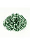 Pine Green White Gingham Large Rose Clip Buckle - 3