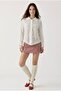 Bohemian Cotton Textured Embossed Floral Shirt
