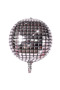 22" Disco Ball Foil Balloon -Silver- Size: 22" - 55 cm - 3