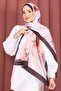 Rose Pattern Shawl Series Brown - 2