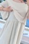 File Top Linen Dress 6Y253 - 5