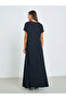 Black V Neck Under Abaya Dress - 4