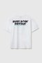 Boy's Garfield Print Detailed Round Neck T-Shirt White 6-14 Years - 2