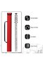 16-Foot Aluminum Grade Rod, Dual Sided, 5-Section Telescopic Leveling Rod, Aluminum Alloy Survey Rod With Bubble Level &Carrying Bag, Measurement Applicable To Construction Projects - 5