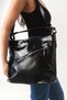 Women's Hand and Shoulder Bag – Stylish and Large Volume with Zipper Detail in Black - 2