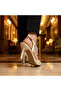 Alison Cream Pearl Detailed Heeled Shoes - 8