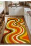 Sdtamor Retro Theme Patterned Modern Woven Base Decorative Carpet Sdtamor51 - 3