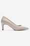 Velmira Beige Skin Women's Heeled Shoes - 4