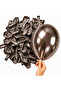 Truffle Color Latex Chrome Balloons (15 cm) - 10 Pieces - 2