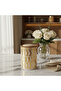 Cream & Gold Geometric Ceramic Canister with Lid | 15×10 cm | Luxury Home Storage - 2