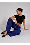 Women's Loose Wide Leg Elastic Trousers - 2