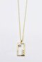 Pearl and gemstone necklace - gold