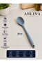 Oskar Silicone Large Spatula Spoon Colander Set 4 Pieces Gray - 8