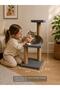 Two-Tier Medium Economical Cat Scratching Post for Kittens and Adult Cats
