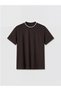 New Season Brown Crew Neck Soft Touch Women's T-Shirt