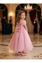 Special Occasion Girl's Dress with Bow Detail on the Back - 3