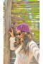 Kep001 Hand Knitted Net Cap with Pul Detail - 2