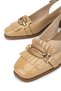 Tnc Luxury Women's Genuine Leather Beige Comfort Shoes - 4