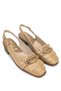 Tnc Luxury Women's Genuine Leather Beige Comfort Shoes - 2