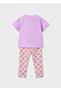 Girl's Tights Set Purple - 4