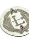 Silver Embroidered Blazer Coat Badge / Coat Badge / 5.5 cm / White - 2