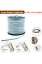 Suede Cord, 2.6mm 100 Yard Faux Leather String for Jewelry Bracelet Necklace Making Beading Thread DIY Crafts - 2