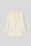 Ds Damat Regular Fit Ecru Dobby Fabric Jacket - 5