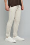 Solid Slim Fit Pants with Button Closure - 3
