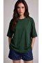 Women's oversized basic plain unprinted t-shirt - 6