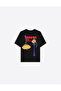 Bon Appetit Printed Crew Neck Oversize Trendy Women's T-Shirt - 2