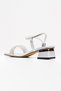 Women's Stoned Short Heel Evening Dress Shoes - 3