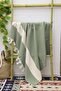Diamond Pattern Woven Peshtemal – Lightweight and Quick-Drying Beach Towel - 7