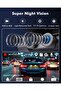 4K 3 Channel Dash Cam Front and Rear Inside for Uber Taxi, Dual Front Lens - 7