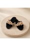 Maris Women's Black Special Design Summer Slippers with Shell Detail - 7