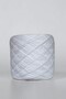 Set of White, Multi-Strand Mercerized Cotton Knitting Yarns (Total 400 Grams) - 3