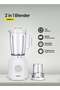 2 In 1 Blender With 3 Speed With Pulse Function, Stainless Steel Blade, Safety Interlock 1.6